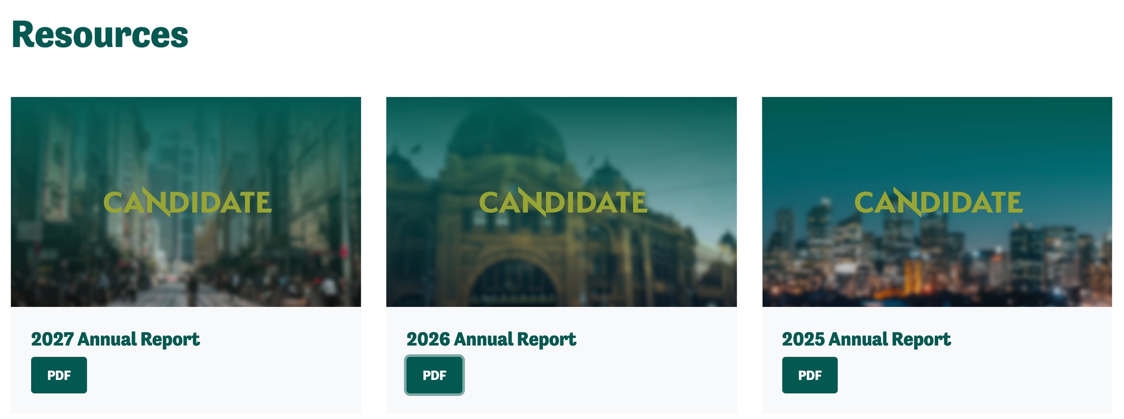 PDF Gallery or Resources Page Example