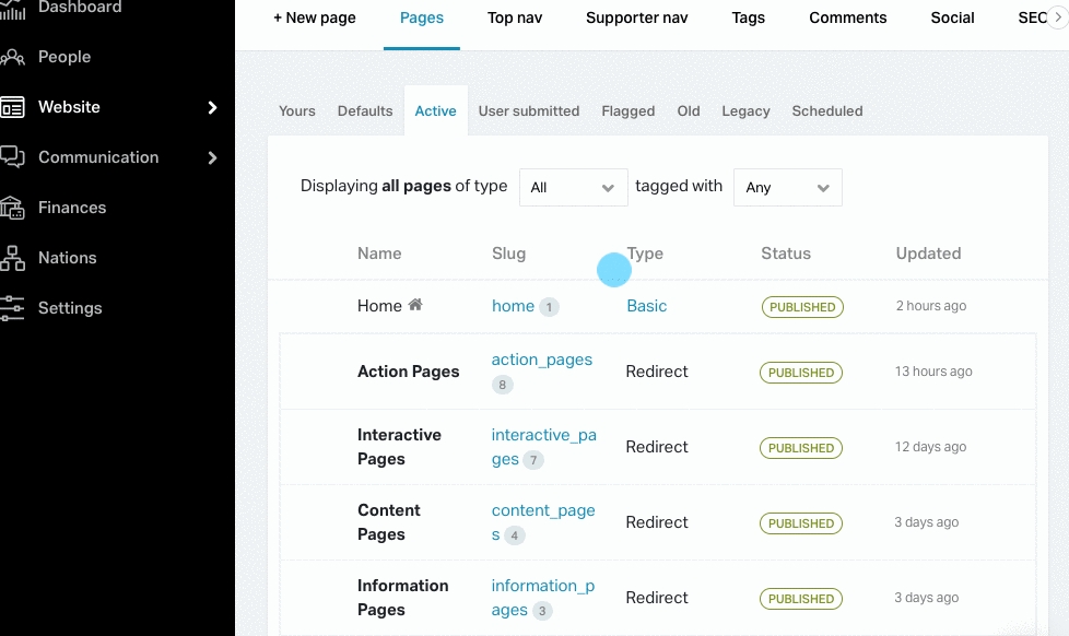 Setting up social media icons preview
