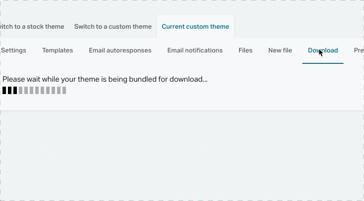 How to download your theme